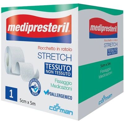 Corman Spa Medipresteril Nastro Medico Estensibile - 5cm x 5m Corman Spa Medipresteril Nastro Medico Estensibile - 5cm x 5m