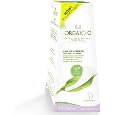 Organyc Protections Féminines Coton Bio Légère - 24 Unités Organyc Protections Féminines Coton Bio Légère - 24 Unités