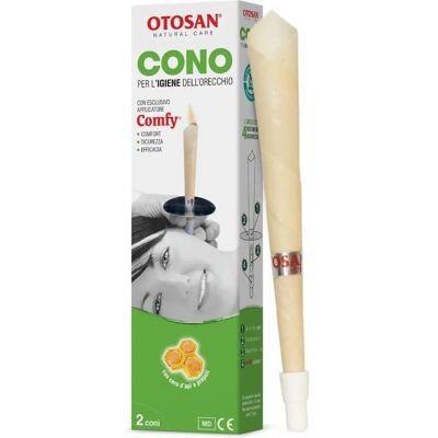 Dispositivo per l'igiene delle orecchie Otosan Cono - Previene cerume Dispositivo per l'igiene delle orecchie Otosan Cono - Previene cerume