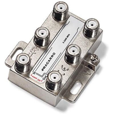 Fracarro DE4-18 Acciaio inossidabile Divisore 4 vie - Splitter Fracarro DE4-18 Acciaio inossidabile Divisore 4 vie - Splitter