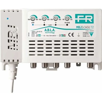 Fracarro MBJ3R3UU T2 Signalverstärker - 3 Eingänge, LTE-Abschnitt, A.B.L.A. Fracarro MBJ3R3UU T2 Signalverstärker - 3 Eingänge, LTE-Abschnitt, A.B.L.A.