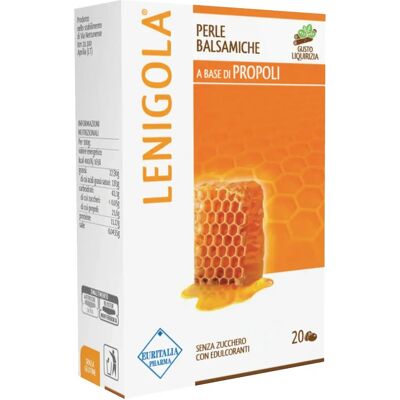 Euritalia Pharma Lenigola - Pastiglie di Propoli per Mal di Gola - Liquirizia - 20 Perle Euritalia Pharma Lenigola - Pastiglie di Propoli per Mal di Gola - Liquirizia - 20 Perle