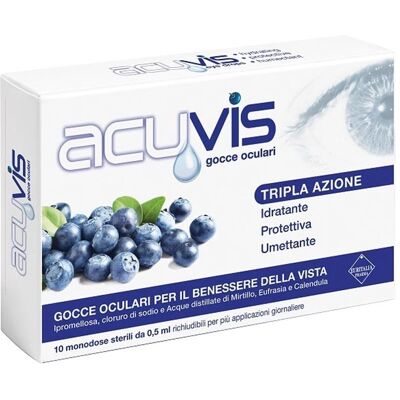 Euritalia Pharma Acuvis Collirio - Sterili, Idratanti, 10x0,5ml Euritalia Pharma Acuvis Collirio - Sterili, Idratanti, 10x0,5ml