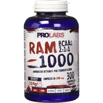 Prolabs Ram 1000 - Integratore di aminoacidi BCAA per sportivi Prolabs Ram 1000 - Integratore di aminoacidi BCAA per sportivi