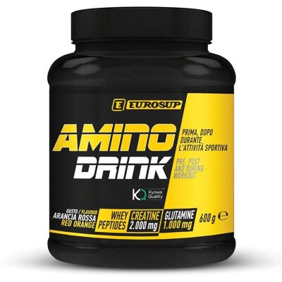 Eurosup Amino Drink 600g - Arancia Rossa - Nutrizione Sportiva Eurosup Amino Drink 600g - Arancia Rossa - Nutrizione Sportiva