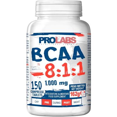 Prolabs BCAA 8:1:1 - Supporto al recupero muscolare - 150 Compresse Prolabs BCAA 8:1:1 - Supporto al recupero muscolare - 150 Compresse