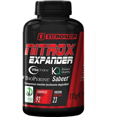 Eurosup Nitrox Expander - Supporto alla produzione di ossido nitrico - 92 Compresse Eurosup Nitrox Expander - Supporto alla produzione di ossido nitrico - 92 Compresse
