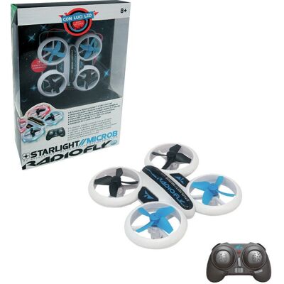 Drone Radiofly Microb//11 - Luci LED notturne, 8 funzioni Drone Radiofly Microb//11 - Luci LED notturne, 8 funzioni