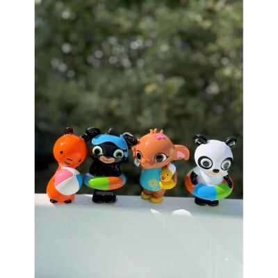 ODS - Bing - Taille 10 cm - 4 personnages - Ensemble de jouets de bain ODS - Bing - Taille 10 cm - 4 personnages - Ensemble de jouets de bain