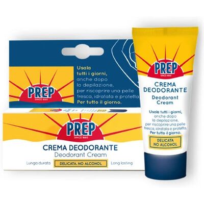Prep Crema Deodorante - Protezione Duratura, Senza Alcool, Profumo Delicato Prep Crema Deodorante - Protezione Duratura, Senza Alcool, Profumo Delicato