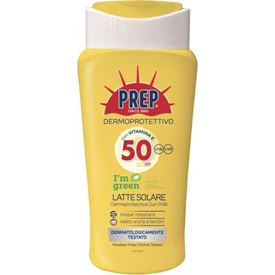 Prep Latte Solare SPF50+ con Vitamina E - Alta Protezione Prep Latte Solare SPF50+ con Vitamina E - Alta Protezione