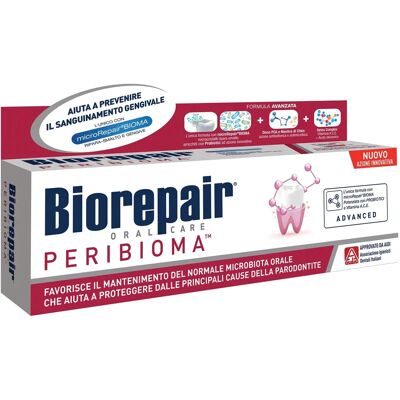 Biorepair Peribioma Pro Dentifrice - Soin Dentaire Naturel 75 ml - Publicité Biorepair Peribioma Pro Dentifrice - Soin Dentaire Naturel 75 ml - Publicité