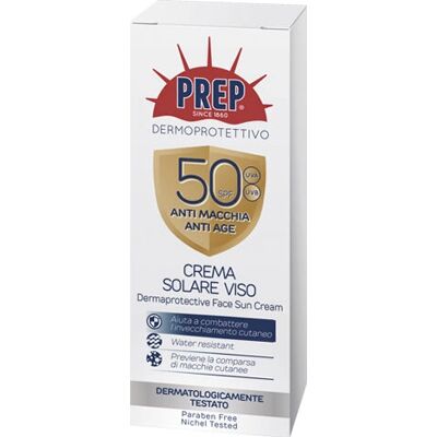 Prep Crème Solaire Visage SPF50 - Crème solaire pour adultes Prep Crème Solaire Visage SPF50 - Crème solaire pour adultes