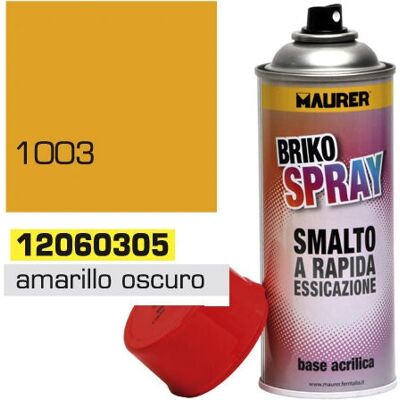 MAURER Briko Spray Plus Gelb Signal - 400ml Sprühfarbe MAURER Briko Spray Plus Gelb Signal - 400ml Sprühfarbe
