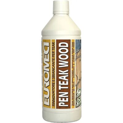 EUROMECI Pen Teak Wood Rinnovatore e Sbiancante - Rimuove il Grigio EUROMECI Pen Teak Wood Rinnovatore e Sbiancante - Rimuove il Grigio
