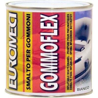 EUROMECI - Gommoflex - Bianco - 750 ml - Vernice per gommoni EUROMECI - Gommoflex - Bianco - 750 ml - Vernice per gommoni