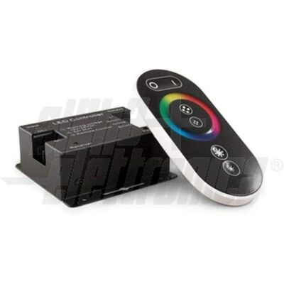 Controllore LED RGB Alpha con telecomando touch 12/24V - Controlador para Fita Leds Rgb 12V/24 C/Comando Touch Jolight Controllore LED RGB Alpha con telecomando touch 12/24V - Controlador para Fita Leds Rgb 12V/24 C/Comando Touch Jolight