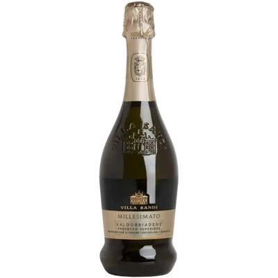 Villa Sandi Valdobbiadene Prosecco Superiore DOCG Millesimato 0,75l - Publicité Villa Sandi Valdobbiadene Prosecco Superiore DOCG Millesimato 0,75l - Publicité