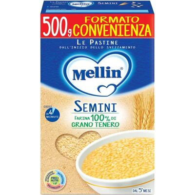 Mellin Pasta per Bebè - Farina di Grano Tenero - Supporta lo Sviluppo Osseo Mellin Pasta per Bebè - Farina di Grano Tenero - Supporta lo Sviluppo Osseo