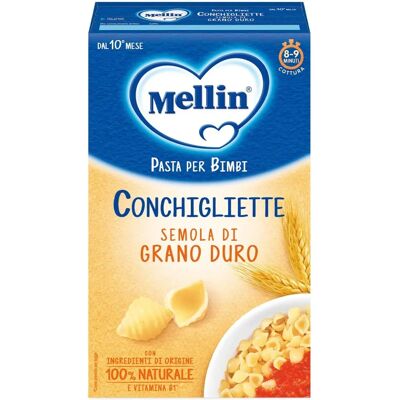 Danone Nutricia Mellin Conchigliette Pasta di Grano Duro - Alimentazione per Bambini Danone Nutricia Mellin Conchigliette Pasta di Grano Duro - Alimentazione per Bambini