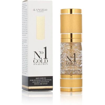 Di Angelo Cosmetics No.1 Gold Hyaluronsäure Gesichtsserum - Hautserum für intensive Hydratation Di Angelo Cosmetics No.1 Gold Hyaluronsäure Gesichtsserum - Hautserum für intensive Hydratation