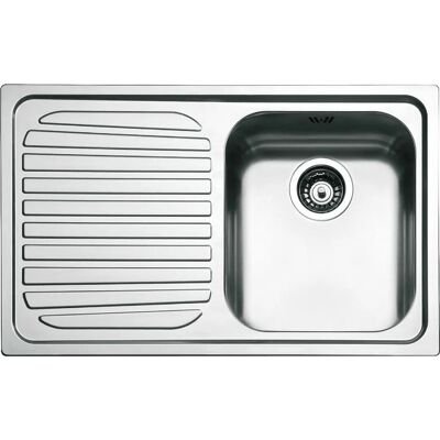 Lavello Smeg SP791S-2 - Incasso Rettangolare Acciaio Inox Satinato Lavello Smeg SP791S-2 - Incasso Rettangolare Acciaio Inox Satinato