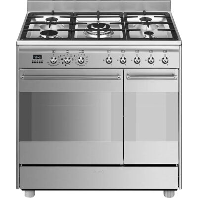 Smeg SCB92MX8 - Acier inoxydable - Cuisinière indépendante - Publicité Smeg SCB92MX8 - Acier inoxydable - Cuisinière indépendante - Publicité