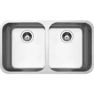 Smeg UM4545 Stainless Steel Double Bowl - Kitchen Sink Smeg UM4545 Stainless Steel Double Bowl - Kitchen Sink