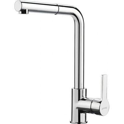 Robinets de Cuisine Smeg MID1CR - 32,5cm Pivotant, Doccetta Amovible - Publicité Robinets de Cuisine Smeg MID1CR - 32,5cm Pivotant, Doccetta Amovible - Publicité