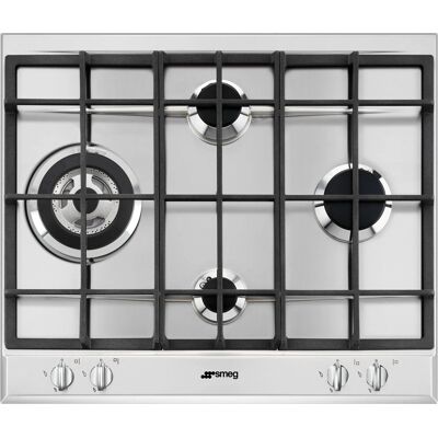 Smeg P261XGH - Stål - Gaskokplatta Smeg P261XGH - Stål - Gaskokplatta