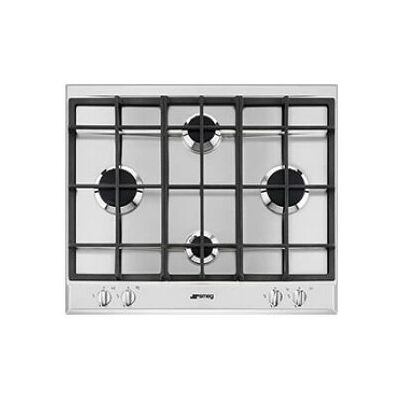 Smeg P260XGH 60cm Piano cottura a gas 4 fuochi Smeg P260XGH 60cm Piano cottura a gas 4 fuochi
