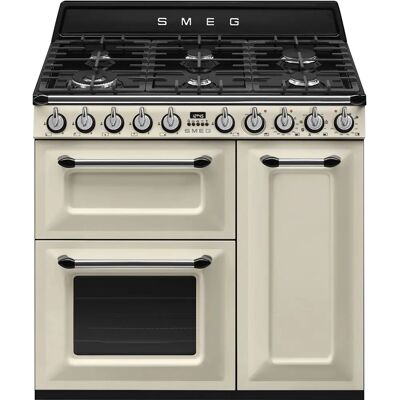 Smeg TR93P - Crème - Cuisinière électrique et à gaz - Publicité Smeg TR93P - Crème - Cuisinière électrique et à gaz - Publicité