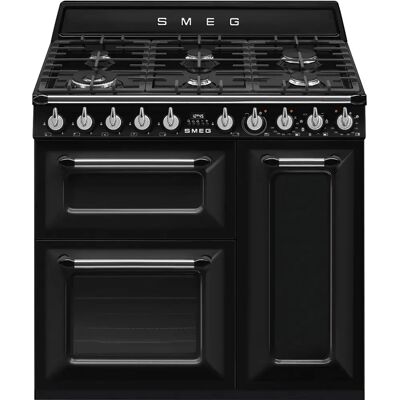 Smeg TR93BL - Noir - Rassembleur de Cuisson Smeg TR93BL - Noir - Rassembleur de Cuisson