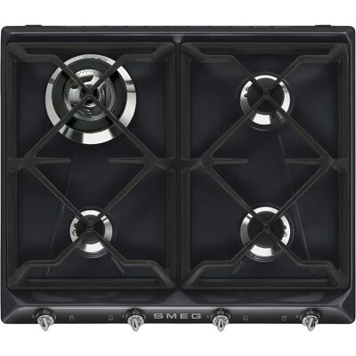 Smeg SR964NGH - Nero - Piano cottura a gas Smeg SR964NGH - Nero - Piano cottura a gas
