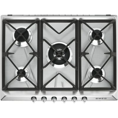 Smeg SR975XGH - Aço inoxidável - Cooktop a gás Smeg SR975XGH - Aço inoxidável - Cooktop a gás