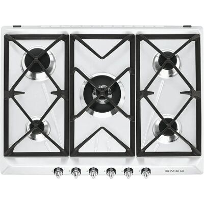 Smeg SR975BGH - Wit - Gasfornuis Smeg SR975BGH - Wit - Gasfornuis