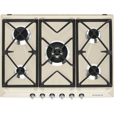 Smeg SR975PGH - Cream - Gas Hob Smeg SR975PGH - Cream - Gas Hob