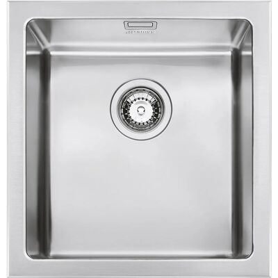 Fregadero de Cocina Smeg VQR40 de Acero Inoxidable - Semiprofundo, 40x46cm Fregadero de Cocina Smeg VQR40 de Acero Inoxidable - Semiprofundo, 40x46cm