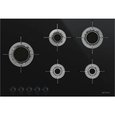 Smeg PVL675LCN - Nero - Piano cottura Smeg PVL675LCN - Nero - Piano cottura