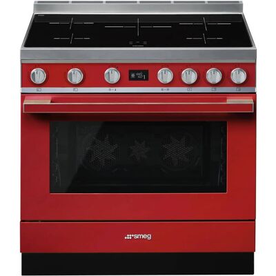 Smeg CPF9IPR - Rouge - Cuisinière Rangée - Publicité Smeg CPF9IPR - Rouge - Cuisinière Rangée - Publicité