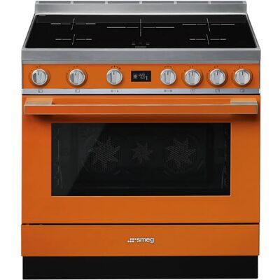Smeg CPF9IPOR - Orange - Cuisinière - Publicité Smeg CPF9IPOR - Orange - Cuisinière - Publicité