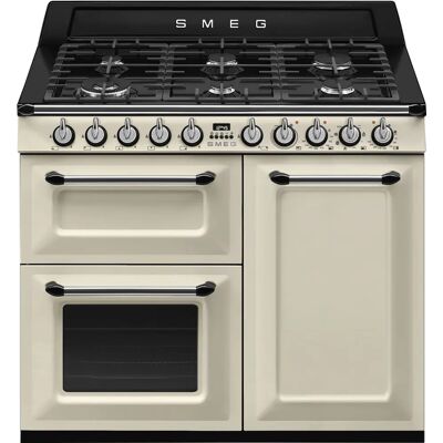Smeg TR103P - Crème - Poêle de cuisson - Publicité Smeg TR103P - Crème - Poêle de cuisson - Publicité