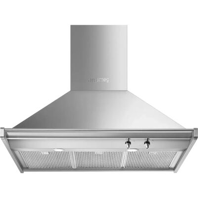 Smeg KD90HXE - Acier inoxydable - Hotte murale - Publicité Smeg KD90HXE - Acier inoxydable - Hotte murale - Publicité
