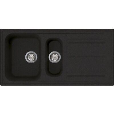 Lavello SMEG LZ102A2 - Rettangolare, Doppio Filo, Antracite Lavello SMEG LZ102A2 - Rettangolare, Doppio Filo, Antracite