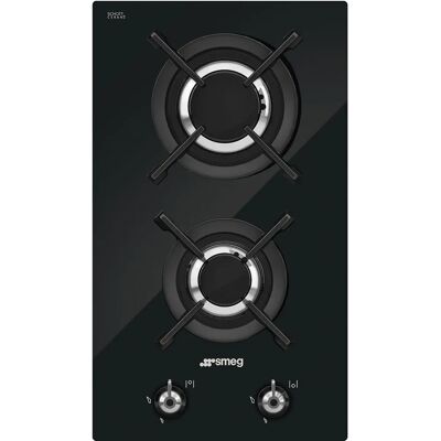 SMEG PV332CN Plaque de gaz - 30 cm - Noire - Publicité SMEG PV332CN Plaque de gaz - 30 cm - Noire - Publicité