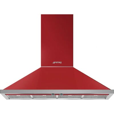 Smeg KPF12RD - Red - Wall Hood Smeg KPF12RD - Red - Wall Hood