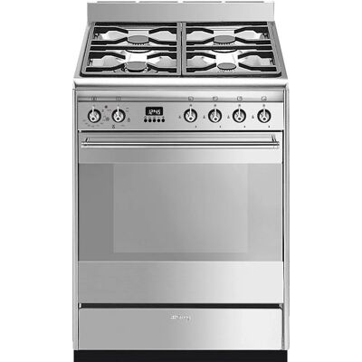 Smeg SUK61MX9 - Stainless Steel - Dual Fuel Cooker Smeg SUK61MX9 - Stainless Steel - Dual Fuel Cooker