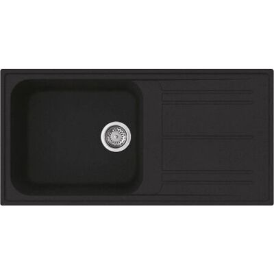 Lavello da cucina Smeg LZ150A2 - Granito rettangolare, montato su piano Lavello da cucina Smeg LZ150A2 - Granito rettangolare, montato su piano