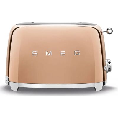 Smeg TSF01RGEU - Or Rose - Grille-pain 2 tranches - Publicité Smeg TSF01RGEU - Or Rose - Grille-pain 2 tranches - Publicité