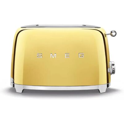 Smeg TSF01GOEU - Or - Grille-pain 2 Tranches - Publicité Smeg TSF01GOEU - Or - Grille-pain 2 Tranches - Publicité